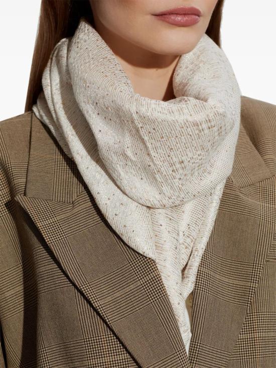 26SS 엠포리오 아르마니 머플러/스카프 EW004577AF25413 F0159 WHITE - EMPORIO ARMANI