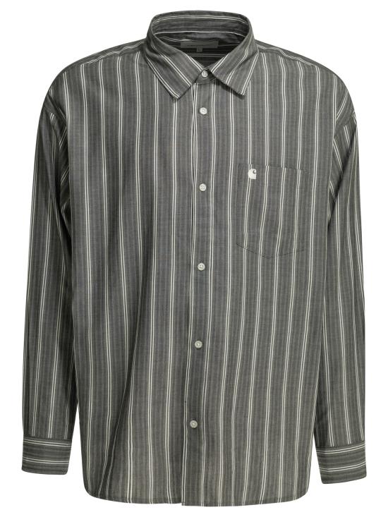 26SS 칼하트 WIP 롱슬리브 빌 셔츠 I0362013OBXX BLACK