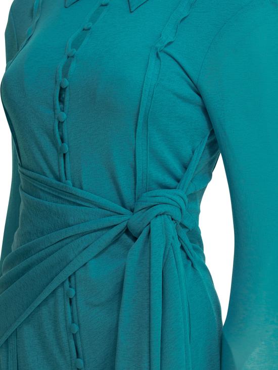 26SS 가니 미디 원피스 A1030222ZVP LIGHT BLUE - GANNI