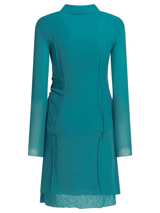 26SS 가니 미디 원피스 A1030222ZVP LIGHT BLUE - GANNI