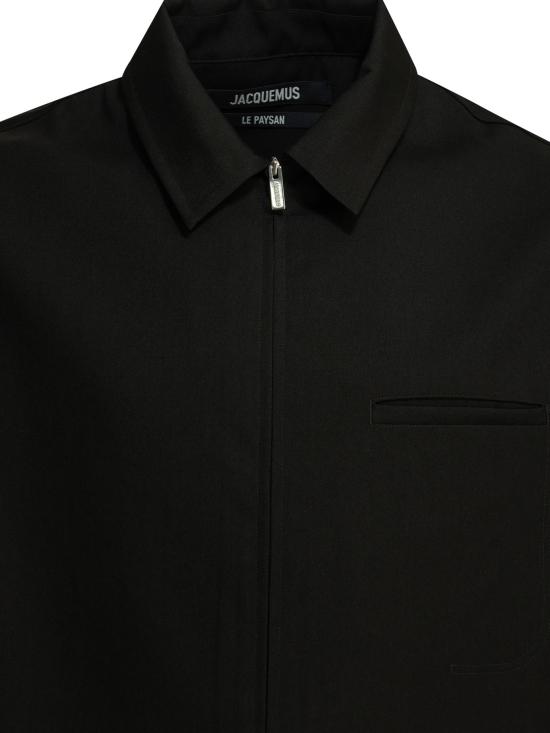 26SS 자크뮈스 긴팔 셔츠 SHM00576AW00739BLACK - JACQUEMUS