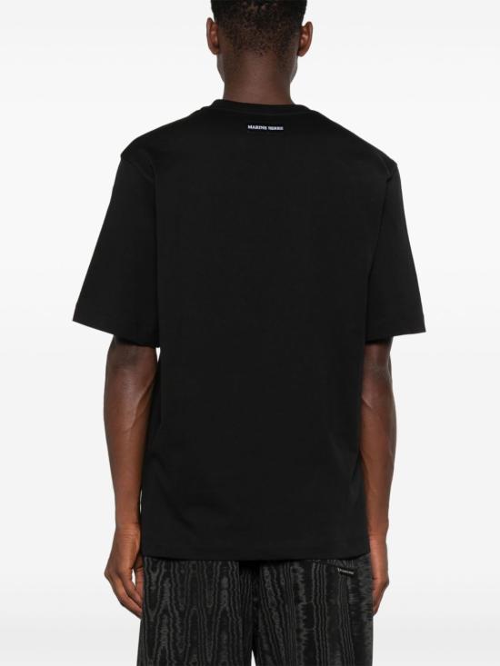 26SS 마린세르 반팔 티셔츠 MTT077A CJER0009BK99 BLACK - MARINE SERRE