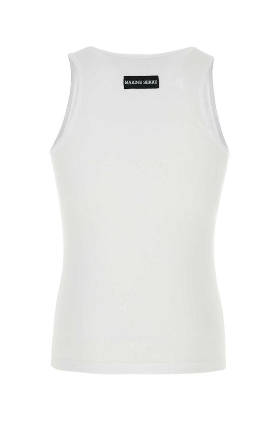 26SS 마린세르 민소매 티셔츠 MTT081A CJER0011WH10 WHITE - MARINE SERRE