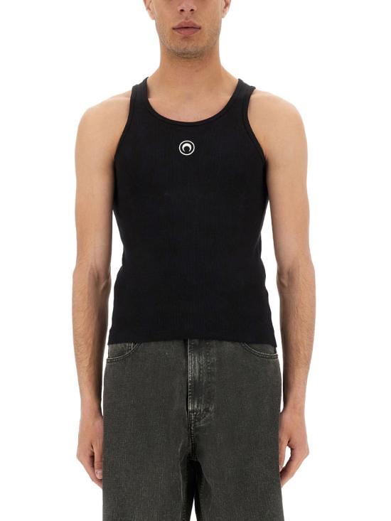 26SS 마린세르 민소매 티셔츠 MTT081A CJER0011BK99 BLACK - MARINE SERRE