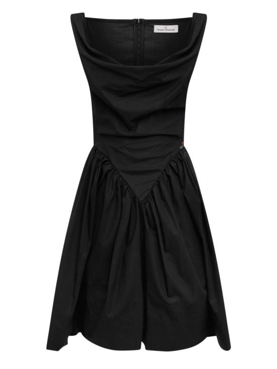 26SS 비비안웨스트우드 미디 원피스 1101039H W009QN401 BLACK