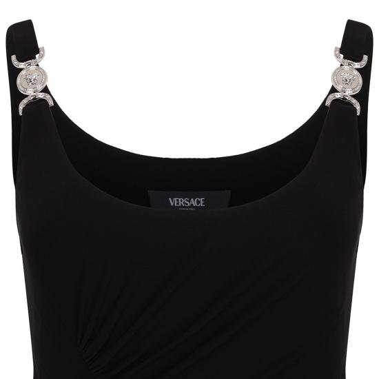 26SS 베르사체 미디 원피스 1022606 1A144751B000 BLACK - VERSACE