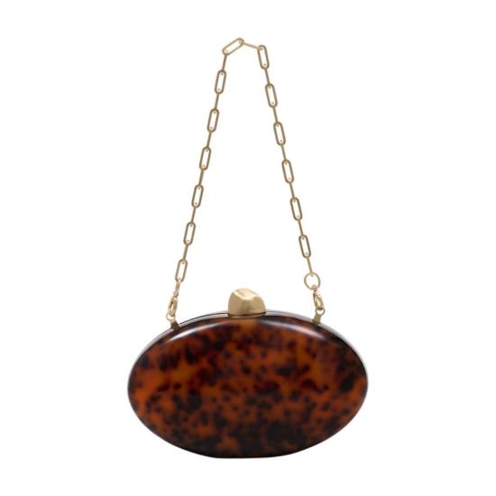 26SS 컬트 가이아 클러치/파우치 CL3669AC3424 CARAMELTORTOISE BROWN