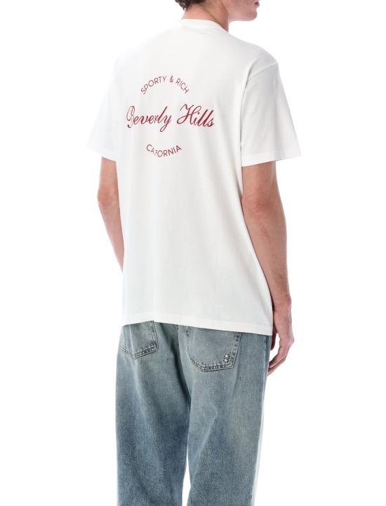 26SS 스포티앤리치 반팔 티셔츠 TO04364257WH01 WHITE - SPORTY & RICH