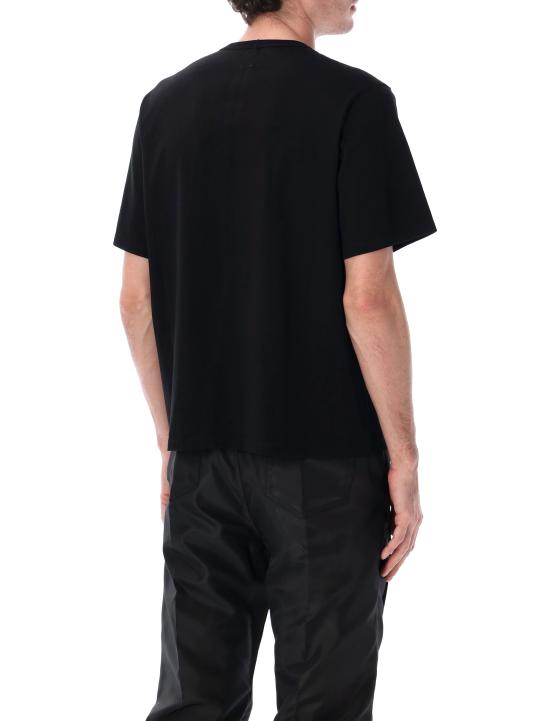 26SS 릭 오웬스 반팔 티셔츠 RR01F2232JAEP13 0911 BLACK MILK PRINT - RICK OWENS
