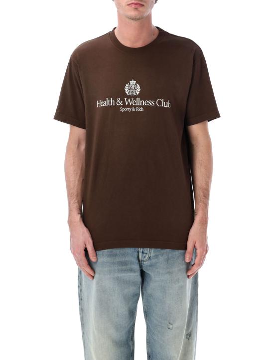 26SS 스포티앤리치 반팔 티셔츠 TO04365241BR03 CHOCOLATE