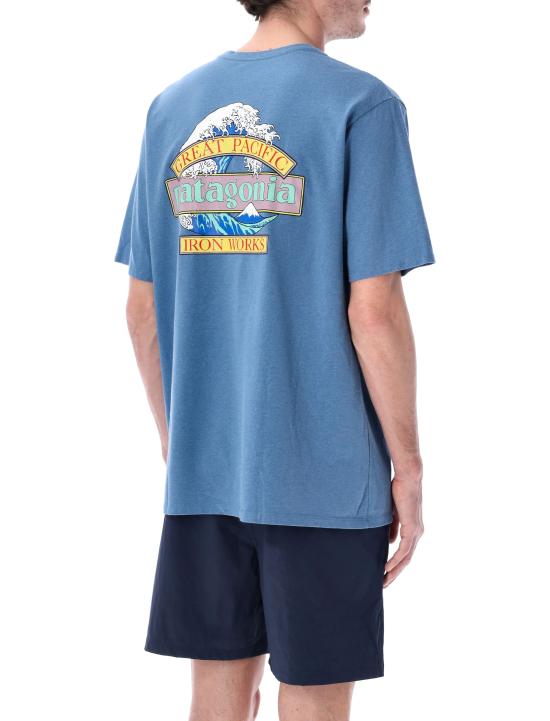 26SS 파타고니아 반팔 티셔츠 37873 SHRB SHORE BLUE - PATAGONIA