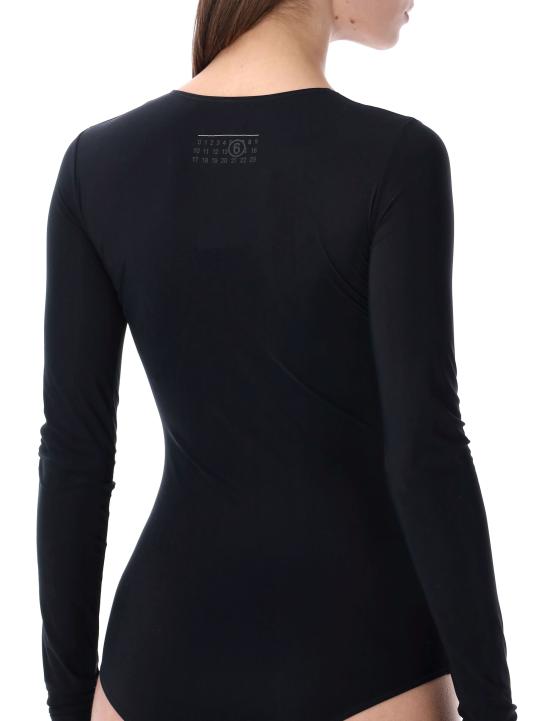 26SS MM6 메종마르지엘라 반팔 티셔츠 S62NA0085S20518 900 BLACK - MM6 MAISON MARGIELA