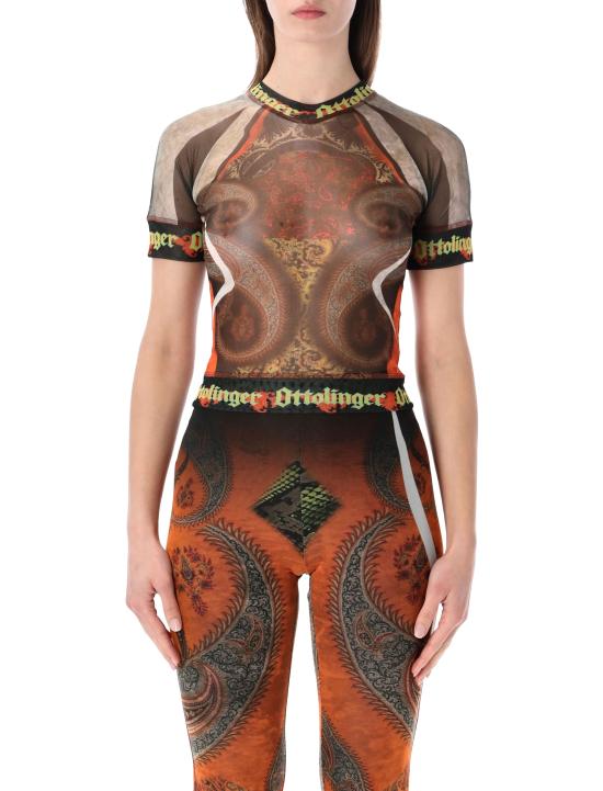 26SS 오토링거 반팔 티셔츠 10110040108 PRIORAPAI BROWN