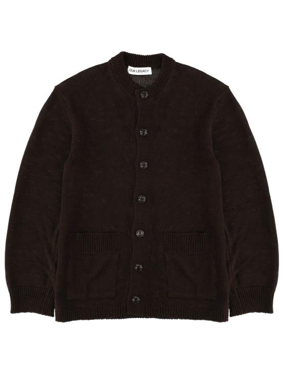 26SS 아워레가시 Parlor 가디건 M2263PB BLACKCOFFEECOTTONRAFIA BROWN