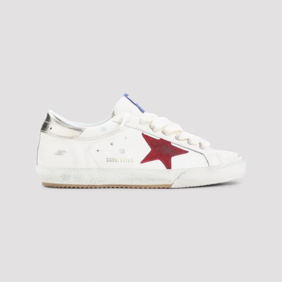 26SS 골든구스 스니커즈 GMF01003F008137 12378 WHITE RED PLATINUM - GOLDEN GOOSE