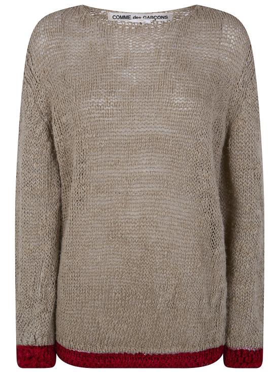 26SS 꼼데가르송 반팔 티셔츠 GQN007 ECRU NUDE NEUTRALS