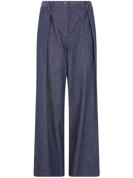 26SS 브루넬로 쿠치넬리 스트레이트 팬츠 MB125FW999098 C001 BLUE - BRUNELLO CUCINELLI