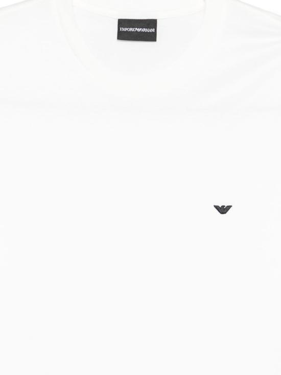 26SS 엠포리오 아르마니 반팔 티셔츠 EM004592AF13747 U0003 WHITE - EMPORIO ARMANI