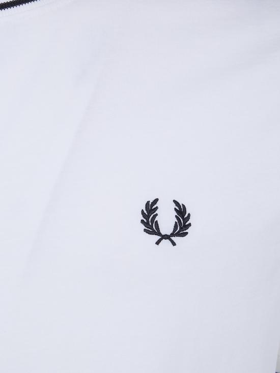 26SS 프레드페리 반팔 티셔츠 FPM1588V57 100 WHITE - FRED PERRY