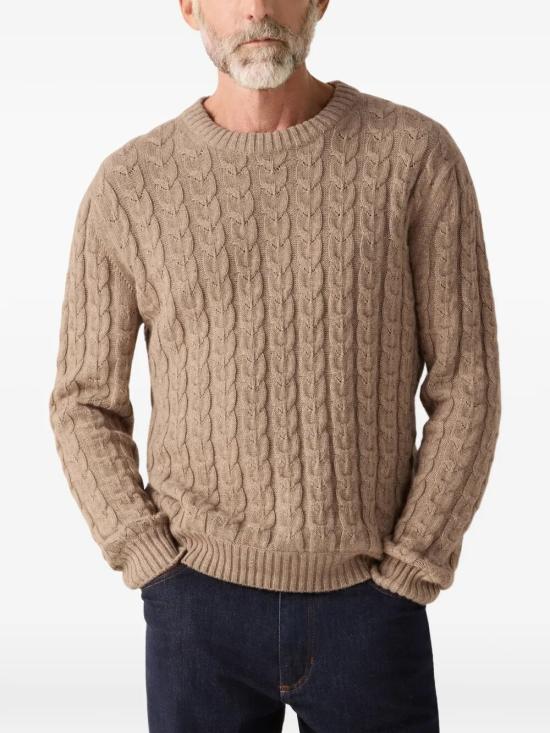 26SS 에르메네질도제냐 스웨터 UHF76A3110 N93 NUDE NEUTRALS - ERMENEGILDO ZEGNA