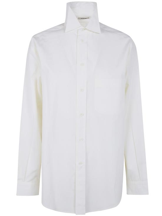 26SS 피비 파일로 셔츠 DC115CO3314 104IV WHITE