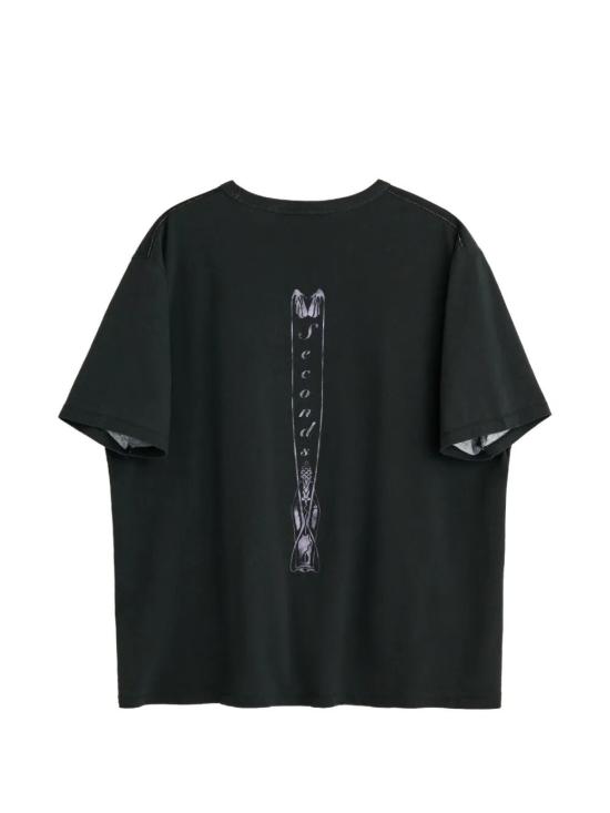 26SS 아워레가시 뉴 박스 티셔츠 사이버네틱 엔젤 프린트 M2266NC CYBERNETIC GREY