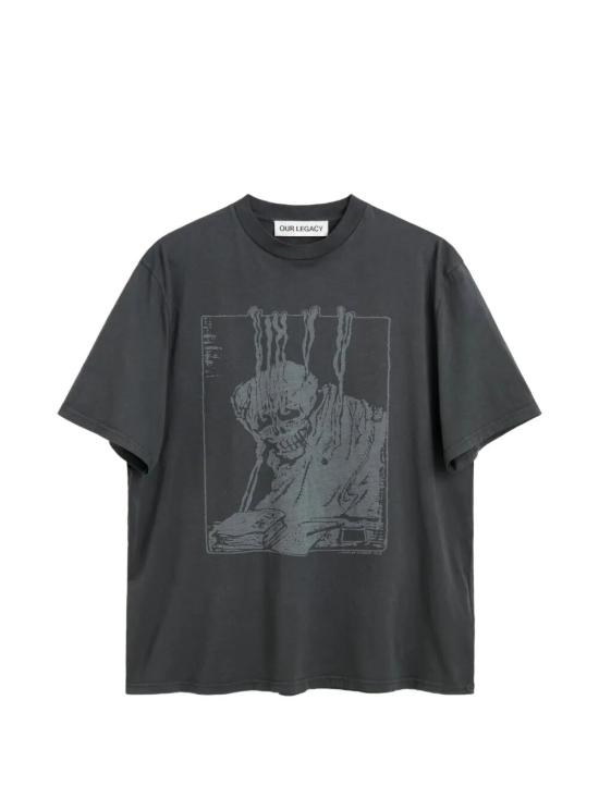 26SS 아워레가시 박스 티셔츠 앵그리 팬 메일 프린트 M2266BA ANGRY RED