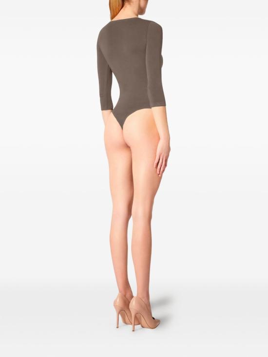 26SS 월포드 반팔 티셔츠 760704877 BROWN - WOLFORD