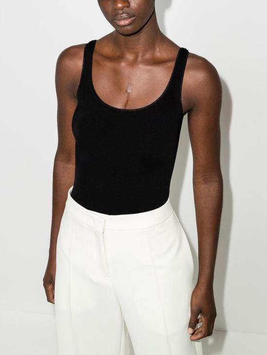 26SS 월포드 반팔 티셔츠 750867005 BLACK - WOLFORD