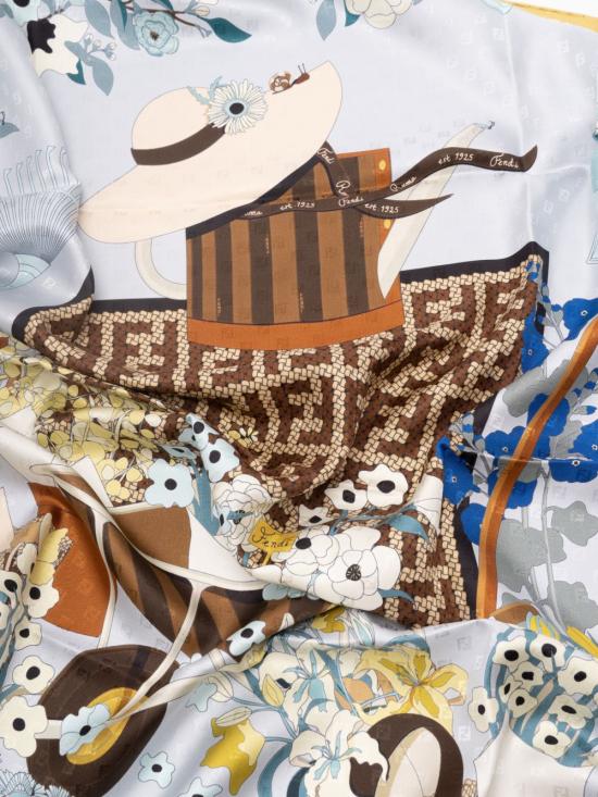 26SS 펜디 머플러/스카프 FXT091B01TF1WO1 CLEAR BLUE - FENDI