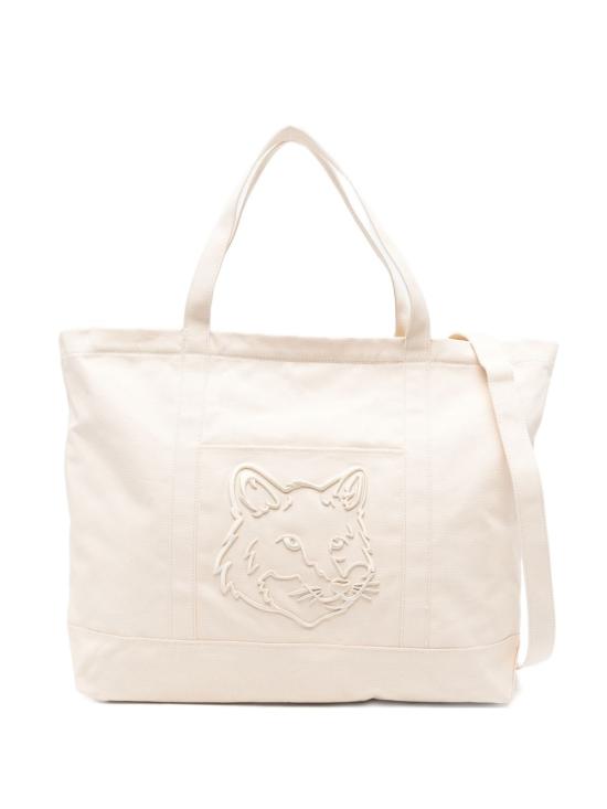 26SS 메종키츠네 폭스 헤드 XL 토트백 LW05105WW01070432 BEIGE