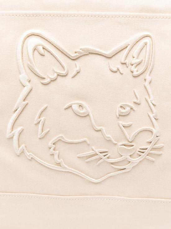 26SS 메종키츠네 폭스 헤드 XL 토트백 LW05105WW01070432 BEIGE - MAISON KITSUNE