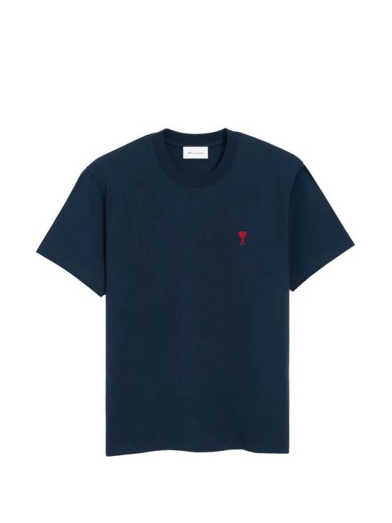 26SS 아미 반팔 티셔츠 BFUTS035724 430 NIGHT BLUE