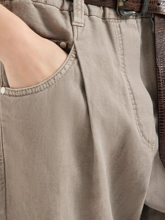 26SS 브루넬로 쿠치넬리 스트레이트 팬츠 ML996P5566 C9325 - BRUNELLO CUCINELLI