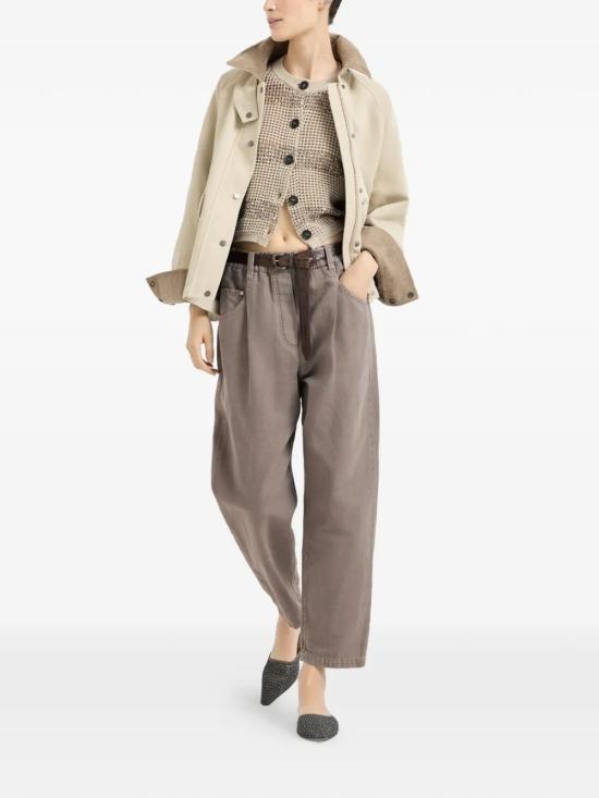 26SS 브루넬로 쿠치넬리 스트레이트 팬츠 ML996P5566 C9325 - BRUNELLO CUCINELLI