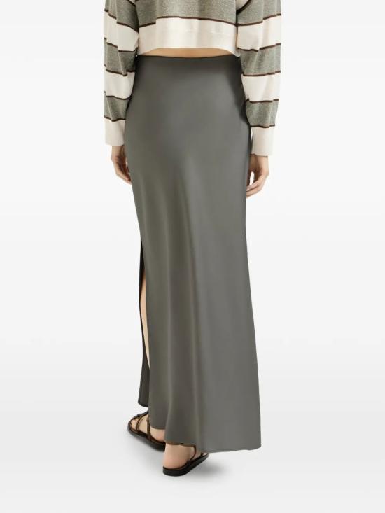 26SS 브루넬로 쿠치넬리 바이어스 컷 맥시 스커트 M0H38G3396 C9125 - BRUNELLO CUCINELLI