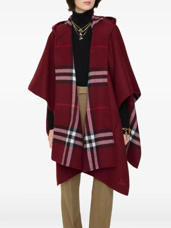 25FW 버버리 케이프 8115262 A4217 OXBLOOD RED - BURBERRY