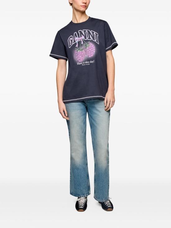 26SS 가니 반팔 티셔츠 A1050219252 BLACK - GANNI