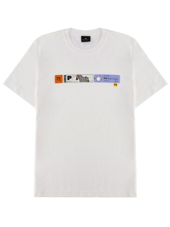 26SS PS 바이 폴스미스 반팔 티셔츠 M2R 011R VP5797 01 WHITE