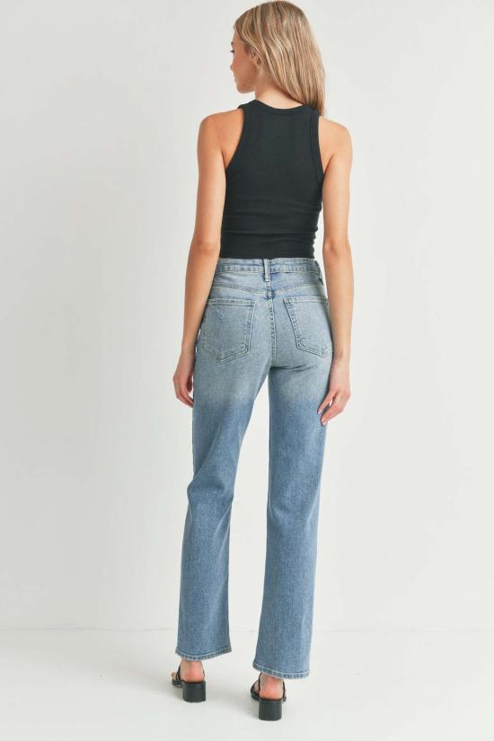  저스트 블랙 데님 데님 팬츠 에브리띵 스트레이트 진 - JUST BLACK DENIM