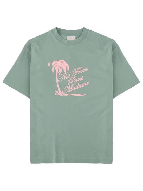 26SS 드롤드무슈 반팔 티셔츠 TS297 CO002WATERGREEN