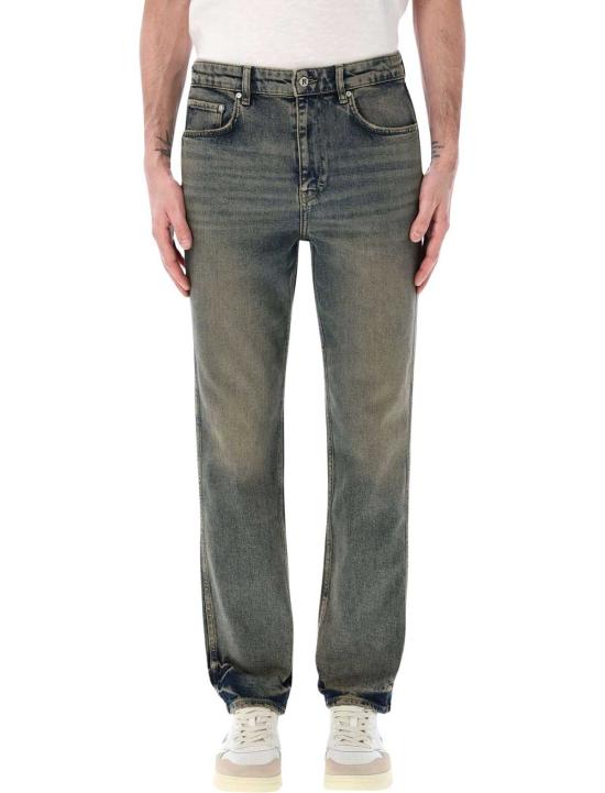  리프레젠트 데님 팬츠 Represent R1 슬림 데님 진 블루 크림