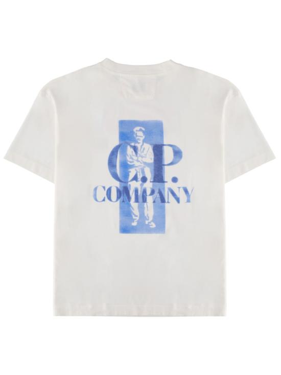 26SS 씨피 컴퍼니 반팔 티셔츠 20CMTS143A 110579W103 WHITE - C.P. COMPANY