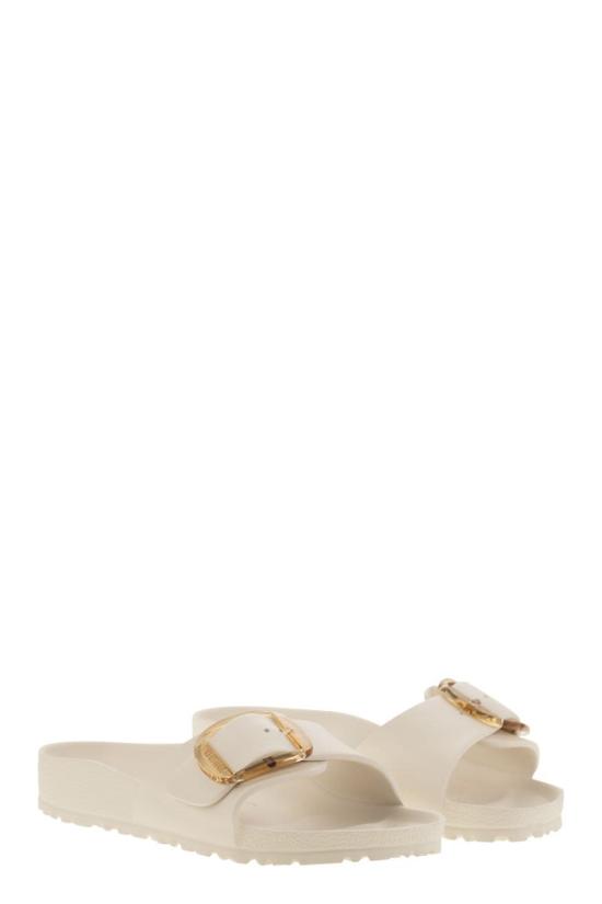 25SS 버켄스탁 마드리드 빅 버클 1029633 EGGSHELL WHITE - BIRKENSTOCK
