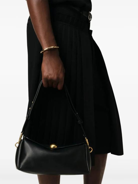 25SS 아미 옐로우 카우 레더 카루젤 백 ULL027AL0103001 BLACK - AMI