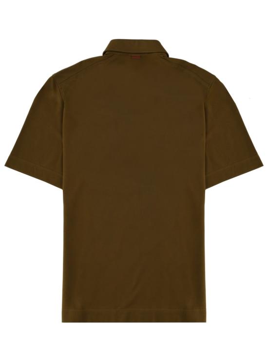 26SS 에르메네질도제냐 폴로 티셔츠 UH392A3 H752V04 GREEN - ERMENEGILDO ZEGNA