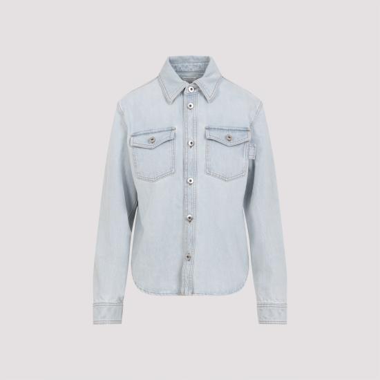 25SS 보테가베네타 셔츠 813498V4ZR0 4132 BLUE - BOTTEGA VENETA