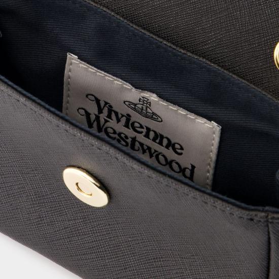 26SS 비비안웨스트우드 스몰 펄스 체인 크로스백 5C01000BWL001N N402 BLACK - VIVIENNE WESTWOOD
