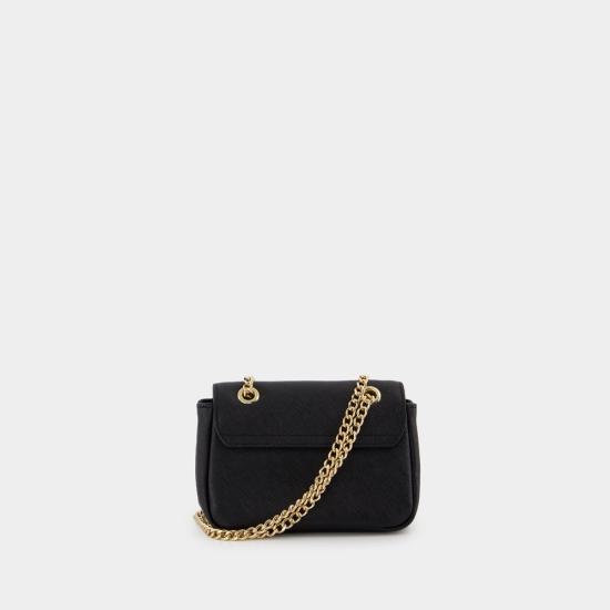 26SS 비비안웨스트우드 스몰 펄스 체인 크로스백 5C01000BWL001N N402 BLACK - VIVIENNE WESTWOOD