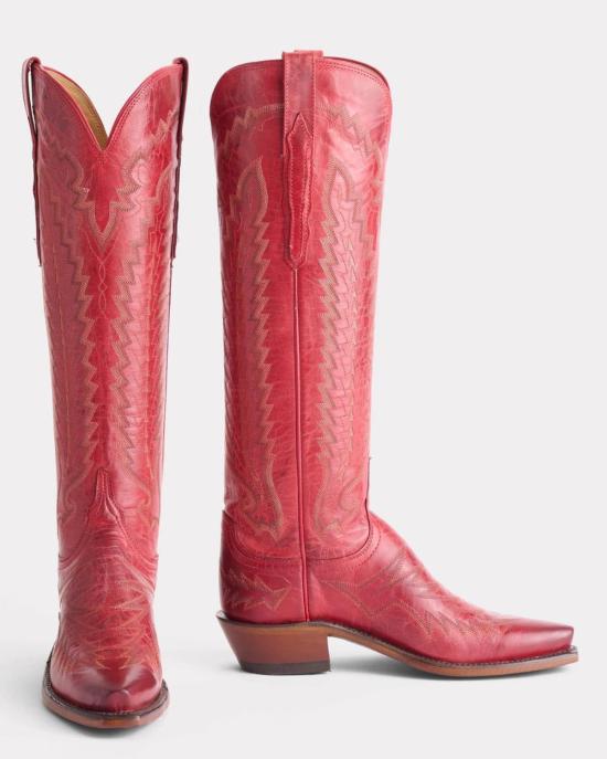  Lucchese 부츠 루케세 프리실라  레드 - OTHER BRANDS